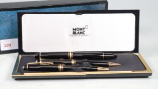 Montblanc Schreibset - Meistertück: Füller, Bleistift, Kugelschreiber
