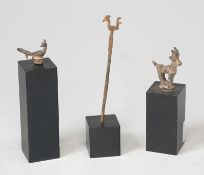 3 Bronzeartefakte a.d. östl. Mittelmeer (Koptisch o. Römisch)