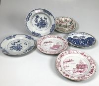 Sammlung von 6 chin. Tellern Kangxi-Quianlong