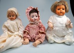 Sammlung antike Charakter-Puppen