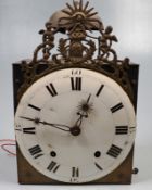 Comtoise-Uhr mit Sonnenbekrönung Frankreich 18. Jh.
