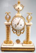 Portaluhr Louis XVI mit Wedgwood Plaketten 