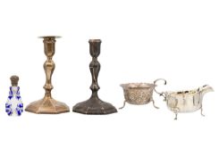 A mixed selection of silver.