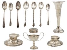 A selection of silver items.