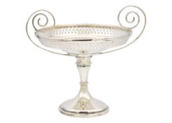 An Edwardian silver comport by Walker & Hall.