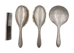 An Edward VII dressing table set by Henry Williamson Ltd.