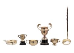 A mixed selection of silver.