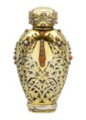 A good Victorian silver gilt scent bottle by Beasley & Beasley.