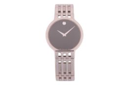 A Movado Esperanza Stainless Steel Gentleman's Quartz Wristwatch Model: 041141010 Serial: 10172092 C