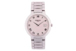 A Raymond Weil Geneve steel dress watch Model:5592Serial: V020489Case Material: SteelCase diameter: 