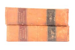 Johnson (Samuel), 'A Dictionary of the English Language: in which the words are deduced from their o