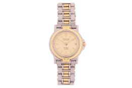 A Tudor Genève Le Royal Quartz Bi-metal lady's dress watch.Model: 15538Serial: 651153Case Material: 