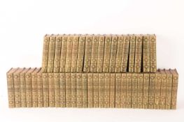 Sir Walter Scott: The Waverly Novels, half calf bound with marble boards, printed for Cadell & C