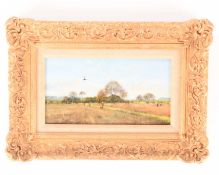 Clive Madgwick, Hunting scene, (1934 - 2005), signed 'C. Madgwick' (lower right), oil on board, imag