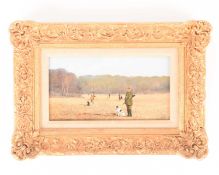 Clive Madgwick (1934-2005), 'Waiting for the First Drive', Signed 'C. Mdgwick' (lower right), oil on
