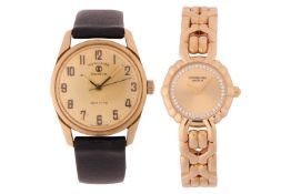 A gents Favre Leuba watch and a Raymond Weil lady's dress watch featuring A Favre Leuba Genève hand-