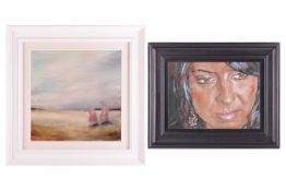 Simon Davis (b. 1968), Start of My Heart (2008), signed (lower left), inscribed and dated on the rev