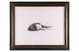 Modern British School, 20th century, 'Sleeping Head', indistinctly signed, and numbered in pencil, A