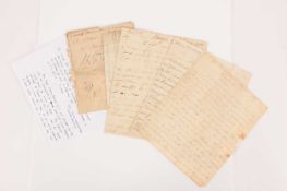 Death in India - Two letters written by Sir John Floyd, 1st Baronet (1748-1818), regrading the loss 