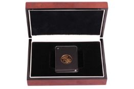 A George V sovereign, 1937, issued by the London Mint, in presentation case with certificate.