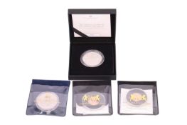 A Harrington & Byrne 2021 Elizabeth II gold sovereign and a 2022 Platinum Jubilee gold sovereign