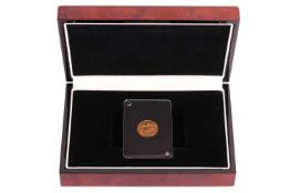 A George V half sovereign, 1914, issued by the London Mint, in presentation case with certificate.