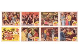 Gene Kelly - 'Summer Stock': an original lobby card set (x8), from the 1950 film featuring Gene Kell
