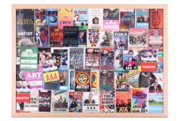 A large collection of musical concert tour laminates, collected by the vendor in his working life, t