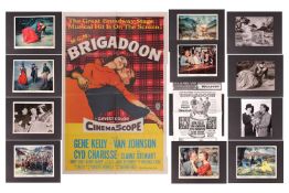 Gene Kelly: a collection of original promotional material from the 1954 film 'Brigadoon', comprising