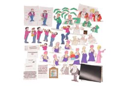 A large collection of original material used in the Michael Bond Paddington television episode 'Padd