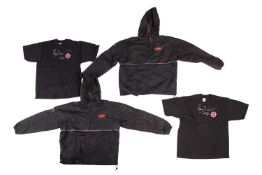 James Bond: two original 'Die Another Day' heavyweight crew jackets, issued to the 'Action Unit', wi