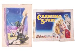 Ronald William 'Josh' Kirby (1928-2001), 'Carnival Story', an original poster design for the 1954 fi