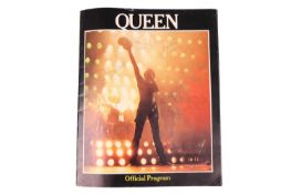 Queen: a band-signed programme, from their 1980 US tour, the cover with signatures in pen of Brian M