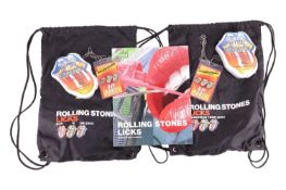 The Rolling Stones: two 2003 'Licks European Tour' VIP sets, each comprising a branded drawstring ba