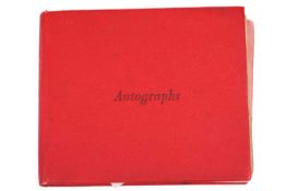 A 1960s autograph book containing many signatures of artists who appeared at the Top Rank Ballroom