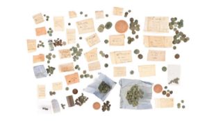 A collection of Antiquity coins, comprising of those from Claudius II, Gallienus, and Tetricus,Many 