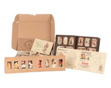 A collections of ten albums and a large quantity of loose cigarette cards with examples from Brooke 
