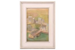 Elspeth Spottiswood (British, 1926-2016), Polperro Harbour, signed 'E. F. S' and dated 1951 (bottom 