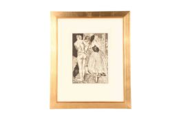 Dame Laura Knight (British, 1877-1970), The Three Graces of Ballet, signed in pencil (lower right), 