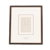 Edward Wolfe RA (British, 1897-1983), Portrait of a Lady, signed 'Wolfe' (bottom), pen, image 12 cm 
