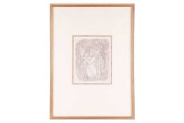 Norman Neasom RWS (1915-2010), 'Lady Chatterley', pencil on paper, signed to lower right corner, 22.