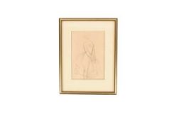 Muriel Minter (British, 1897-1983), Dancer, pencil on wove paper, 21 cm x 14 cm, framed and glazed 3