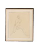 Harold Williamson (British, 1898-1972), Seated female nude, signed 'H Williamson' (lower righthand),