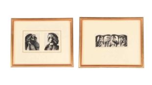 Eric Fraser (British, 1902–1983), , The Merchant of Venice, signed (upper right and upper left), pen