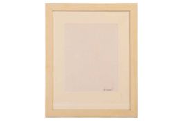 Rolf Kissel (German, b.1929), untitled embossed print, pencil signed, 32.5 cm x 25 cm framed and gla