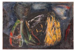 Rodick Carmichael (Scottish, 1931-2008), Abstract Edition 12, oil on canvas, unframed, 51cm x 76cm