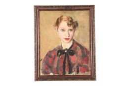 Edward Douglas Eade (British,1911-1984), 'Elegant Lady', c.1935, oil on canvas, signed to stretcher,
