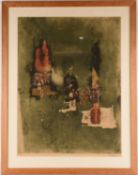 Johnny Friedlaender (Polish, 1912-1992), Untitled composition, signed in pencil 'Friedlaender' (lowe