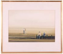 John Bond (b. 1945), The Time and Place, signed 'John Bond' (lower left) Titled and dated 'The Time 