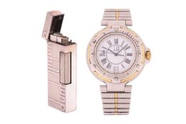 A Dunhill Stainless Steel Gentleman's Wristwatch Model: TQQSerial: 30 13621Edition No: N/AYear: 1990